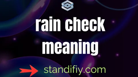 rain check meaning