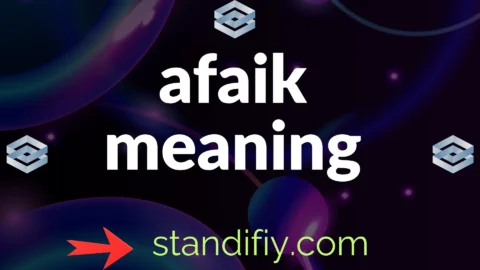 afaik meaning