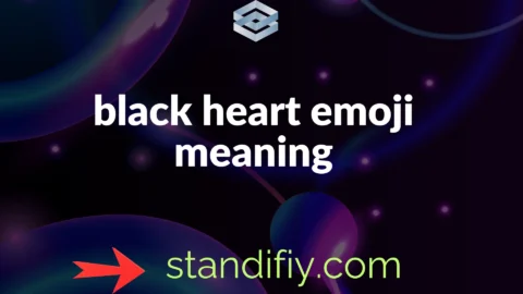 black heart emoji meaning