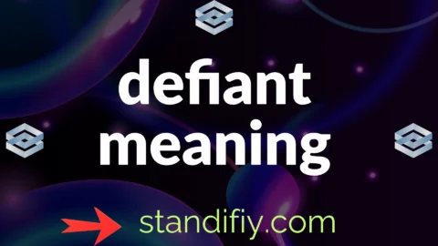 defiant meaning