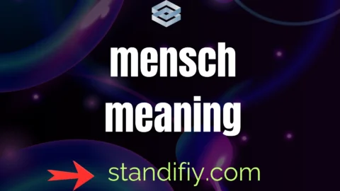mensch meaning