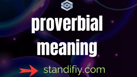 proverbial meaning