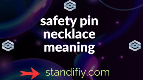 safety pin necklace meaning
