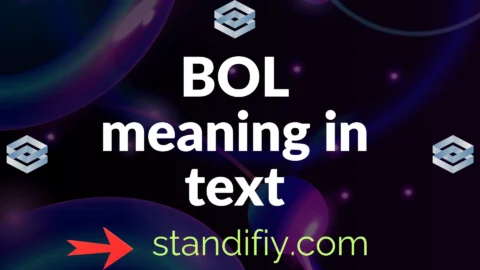 bol meaning in text