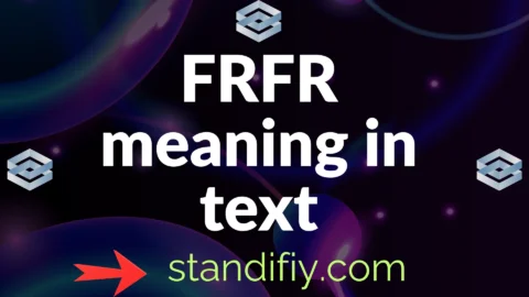 frfr meaning in text