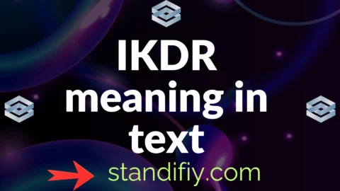 ikdr meaning in text