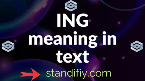 ing meaning in text