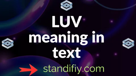 luv meaning in text
