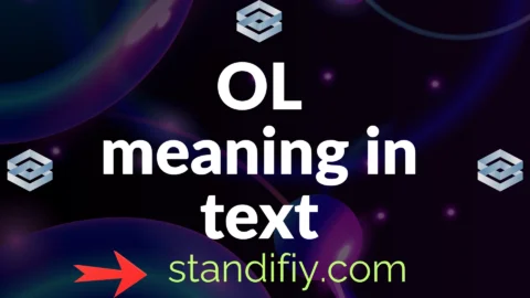 ol meaning in text