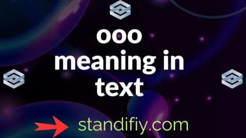ooo meaning in text