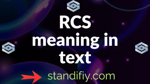 rcs meaning in text message