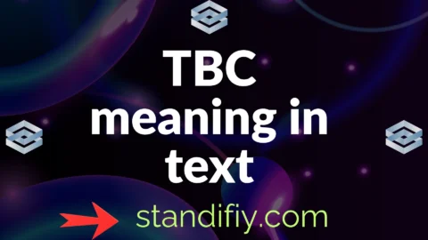tbc meaning in text
