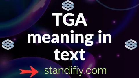 tga meaning in text
