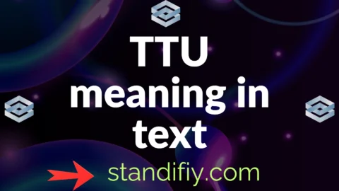 ttu meaning in text