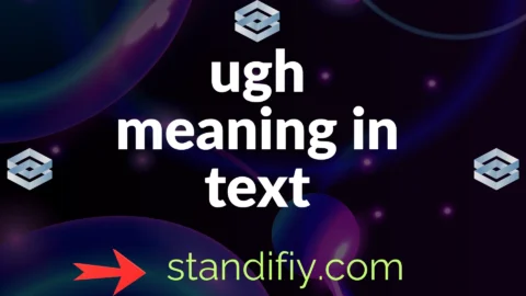 ugh meaning in text