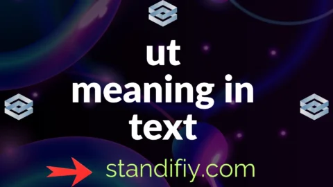 ut meaning in text