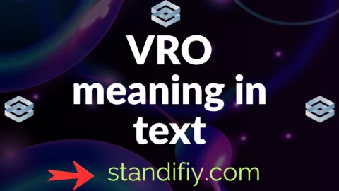 vro meaning in text