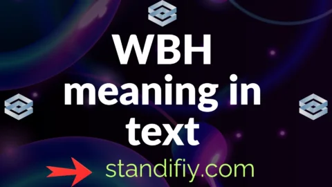wbh meaning in text