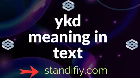 ykd meaning in text