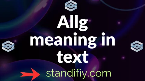 allg meaning in text