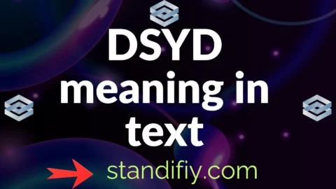 dsyd meaning in text