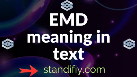emd meaning in text