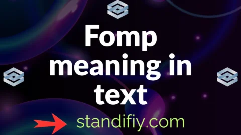 fomp meaning in text