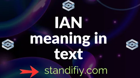 ian meaning in text