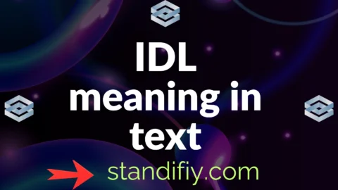 idl meaning in text