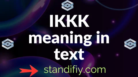 ikkk meaning in text
