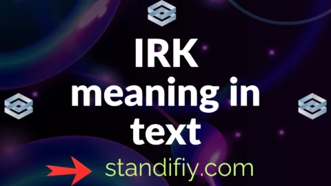 irk meaning in text