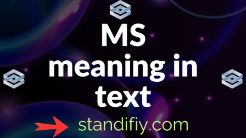 ms meaning in text