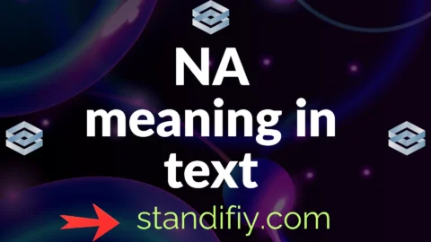 na meaning in text