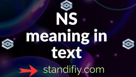 ns meaning in text