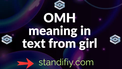 omh meaning in text from girl