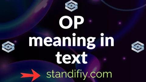 op meaning in text