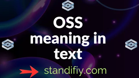 oss meaning in text