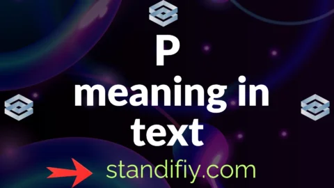 p meaning in text