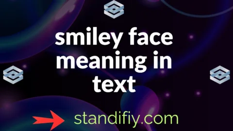 smiley face meaning in text