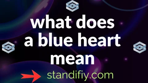 what does a blue heart mean