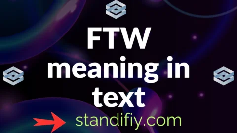 ftw meaning in text
