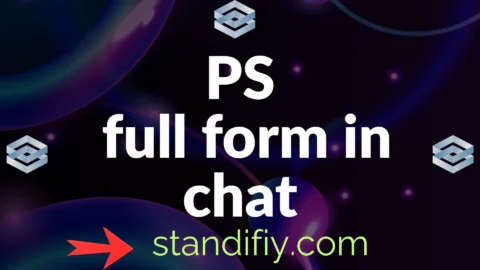 ps full form in chat