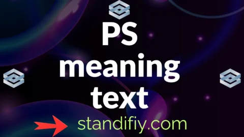ps meaning text