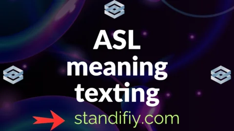 asl meaning texting