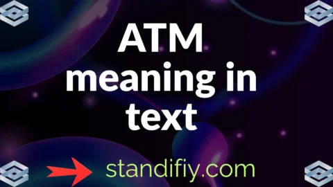 atm meaning in text
