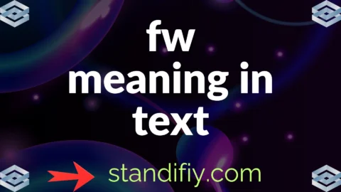 fw meaning in text