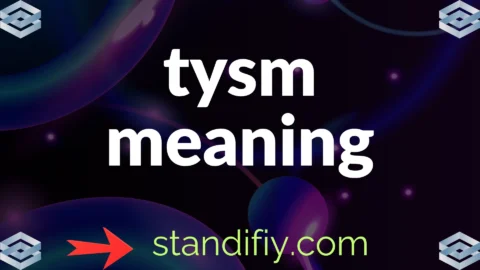 tysm meaning