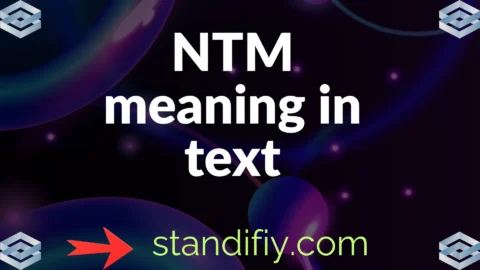 ntm meaning in text