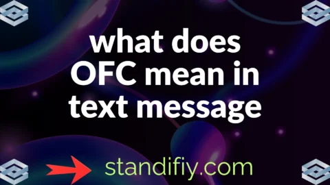 what does ofc mean in text message