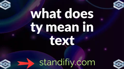 what does ty mean in text